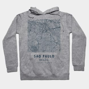 sao paulo simple map Hoodie